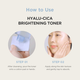 Тонер SKIN1004 Madagascar Centella Hyalu-Cica Brightening Toner увлажняющий с центеллой и гиалуроновой кислотой, 30 мл - изображение 3