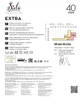 Колготы 40 Den женские Siela Extra 2 р Черные (4823102986807) - изображение 2