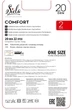 Гольфы Siela COMFORT 20 Den 36-40 р Темно-бежевый (4823102936079) - изображение 2