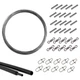 Титановий Повідець, 0.4mm 40lb 18kg 3m Fox Titanium Leader Wire DIY, комплект для виготовлення - зображення 4