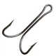 Двойной крючок FOX Double Hook #1 (HiCarbon) черный (1шт) - изображение 2