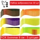 Набор силиконовых приманок #4 FOX SWIMMER 80 mm - 30 шт - изображение 1