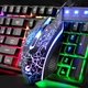 Игровая проводная клавиатура и мышь Ziyou Lang T5Kit с RGB (радужной) подсветкой, комплект 3в1 для геймеров USB - изображение 2