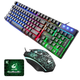 Игровая проводная клавиатура и мышь Ziyou Lang T5Kit с RGB (радужной) подсветкой, комплект 3в1 для геймеров USB - изображение 8