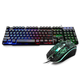 Игровая проводная клавиатура и мышь Ziyou Lang T5Kit с RGB (радужной) подсветкой, комплект 3в1 для геймеров USB - изображение 11