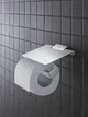 Держатель туалетной бумаги с крышкой GROHE Selection Cube хром металл 40781000 - изображение 6