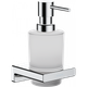Дозатор для рідкого мила HANSGROHE ADDSTORIS 41745000 настінний на 200мл скляний хром - зображення 1
