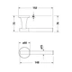 Держатель туалетной бумаги DURAVIT Starck T черный металл 0099374600 - изображение 2