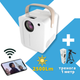 Портативный проектор для дома XPRO PANOPLUS CUB 2500 люмен с Wi-Fi для подключения к телефону для офиса + Тренога 1 метр (e607b6-234_2) - изображение 12