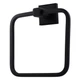Держатель-кольцо для полотенец TOPAZ TKB 9913-BL 000021245 145мм прямоугольный металлический черный - изображение 1