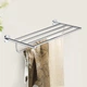 Держатель для полотенец с полкой GROHE BauCosmopolitan 40462001 564мм округлый металлический хром - изображение 5