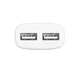 Мережевий зарядний пристрій Hoco 2xUSB 2.4A зарядка для телефона C12 White (C12) - зображення 3