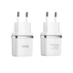 Мережевий зарядний пристрій Hoco 2xUSB 2.4A зарядка для телефона C12 White (C12) - зображення 5