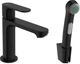 Смеситель для раковины HANSGROHE Rebris S 110 матовый черный 72215670 с гигиеническим душем - изображение 1
