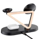 Док-станция Acefast 3в1 Magnetic Wireless Charger для iPhone 14/13/12 MagSafe, Apple Watch, AirPods Pro, AirPods 2/3 black - изображение 5