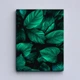Картина Холстович Green Tropical Leaves 30x40 см. Інтер'єрна картина з тропічним листям для офісу, вітальні, спальні, кухні - зображення 5