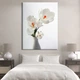 Картина Холстович Snowdrop flowers 110x150 см. Картина з пролісками для офісу, вітальні, спальні, кухні, інтер'єру - зображення 3