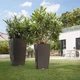 Вазон Lechuza CUBICO Cottage 40 Песочно-коричневый (15288) - изображение 5