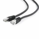 Патч-корд 1м FTP cat 6 Cablexpert (PP6-1M/BK) - зображення 1