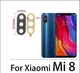 Стекло камеры для Xiaomi Mi 8 | Mi8 | M1803E1A, черное, High Copy - изображение 1