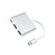 USB-хаб HOCO HB14 Easy use Type-C adapter(Type-C to USB3.0+HDMI+PD) Silver (6931474725790) - изображение 3