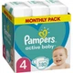 Подгузники Pampers Active Baby Размер 4 Junior Extra Sleep 180 штук Maxi 9-14 кг - изображение 1