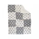 Плед микроплюш Barine Star Patchwork throw black черный 130*170 (svt-2000022233118) - изображение 1