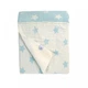 Плед микроплюш Barine - Star Patchwork throw mint ментоловый 130x170 (svt-2000022233132) - изображение 3
