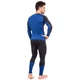 Комплект компресійний чоловічий для спортзалу Longslive LD-1005-LD-1205 LIDONG XXL Чорно-синій (06531020) - зображення 2