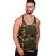 Майка борцовка спортивная мужская Army N004 Domino S Камуфляж зеленый (06507058) - изображение 1