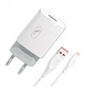 Сетевое зарядное устройство SkyDolphin SC06L (1USBx2.4A) White (MZP-000178) + кабель Lightning - изображение 1