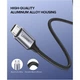 Кабель UGREEN US290 USB 2.0 AM to Micro USB QC3.0 18W Black 2м (60148) - изображение 3
