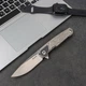 Нож складной карманный, универсальный с фиксацией Frame lock Ruike P875-SZ Silver 208 мм - изображение 4