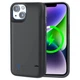 Чехол повербанк iBattery для iPhone 14 Plus 5000 mAh black - изображение 3