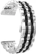 Металевий Браслет Spinye Line (22 мм) Silver Black (28074-69) - зображення 1