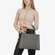 Сумка женская кожаная тоут средняя Regina Notte Tote 02816_L Темно-серый - изображение 2