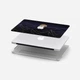 Чехол пластиковый для MacBook Air 13 M2 13.6" А2681 2022 Темно-синие горы золотистое солнце - изображение 3