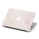 Чехол пластиковый для MacBook Air 13 М2 2022 A2681 Нежно-розовый с золотистыми цветами - изображение 2