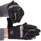 Моторукавички із закритими пальцями Zelart Madbike MAD-62 розмір M Black-Green - зображення 4