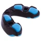 Капа боксерская односторонняя взрослая Zelart Heroe 0062 Black-Blue - изображение 2