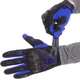 Моторукавички із закритими пальцями Scoyco MC23 розмір M Black-Blue - зображення 2