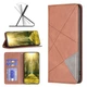 Чехол-книжка с кармашками UniCase Geometric Pattern для Infinix Hot 11s (X6812) - Brown - изображение 1