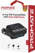 FM-трансмиттер Promate ezFM-2 AUX/SD/USB Black - изображение 7