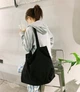 Сумка для покупок/шоппер/тоут через плечо 7л вельветовая VelvetBag черная (LB-66131) - изображение 7
