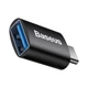 Перехідник адаптер Type-C на USB швидкісний USB 3.1 Gen1 Baseus Ingenuity Series Mini OTG. Black - зображення 5