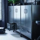 Шафа з дверцятами та ящиками IKEA IDASEN 80х47х119 см темно-сіра (504.963.81) - зображення 2