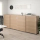 Шафа з розсувними дверима IKEA GALANT 320х120 см шпон біленого дуба (292.857.76) - зображення 2