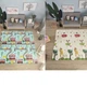 Двухстронний складной детский коврик-игрушка Безопасный Softy-Floor 1.5x1,8м. Толщина 1см. Город-Ростомер Износостойкий,Развивающий, Экологичный - изображение 2