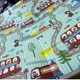 Двухстронний складной детский коврик-игрушка Безопасный Softy-Floor 1.5x1,8м. Толщина 1см. Город-Ростомер Износостойкий,Развивающий, Экологичный - изображение 4