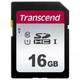 Карта памяти Transcend 16GB SDHC class 10 UHS-I U1 (TS16GSDC300S) (170172) - изображение 1